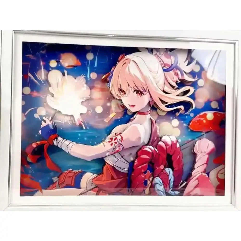 Genshin Impact Handmade 3D Painting, Furina, Yoimiya, Nahida, T